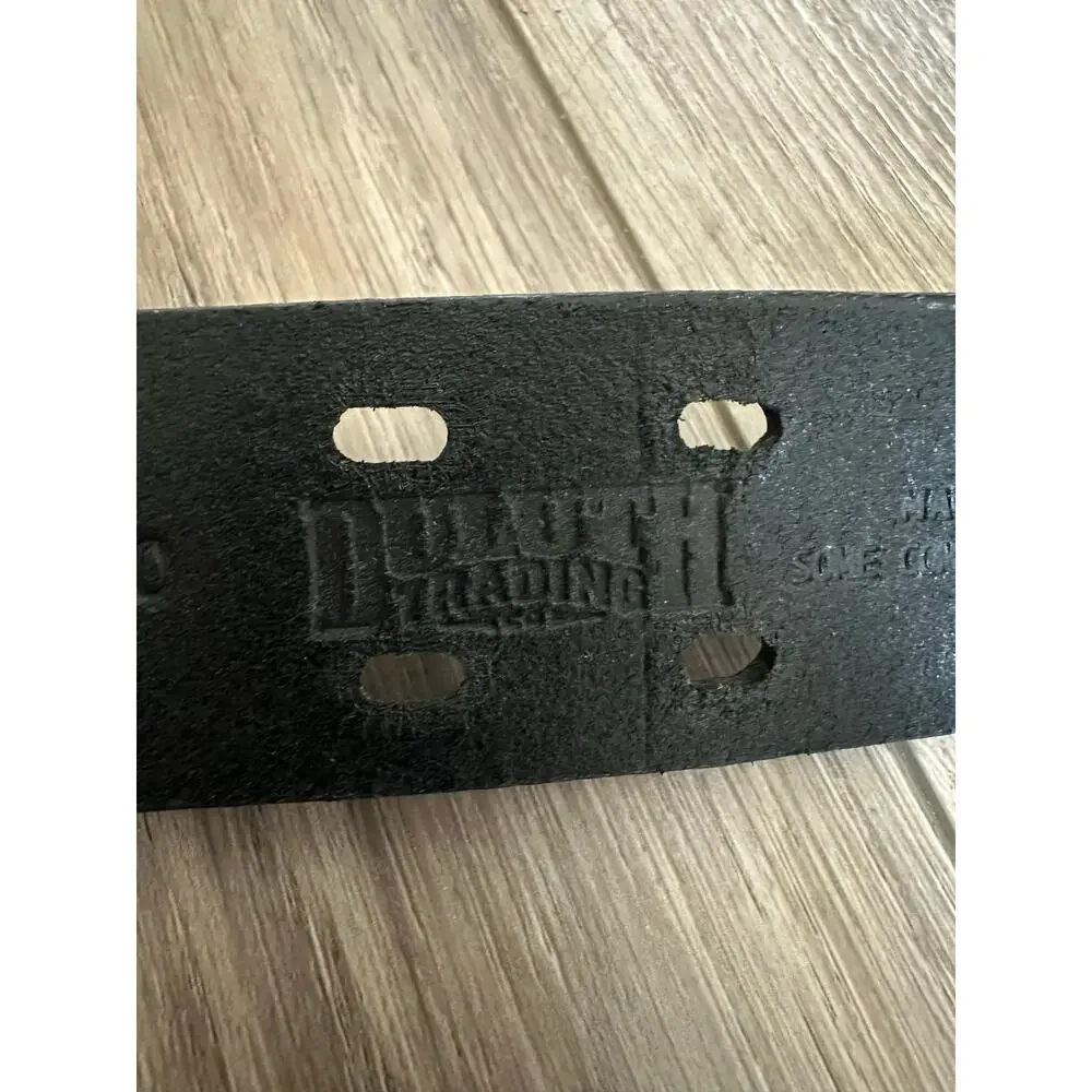 Duluth Trading Black Leather Holier Work Belt size 046